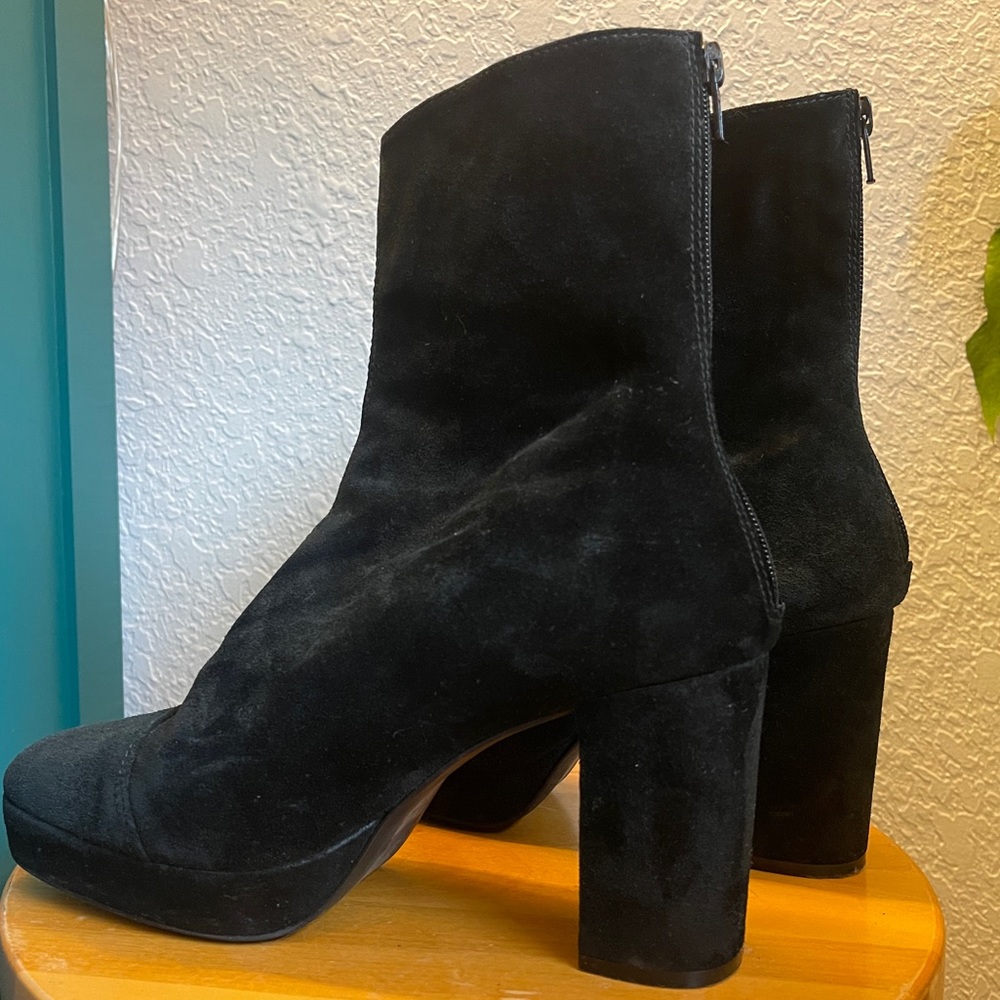 Free People Black Suede Boots - Picture 5 of 15